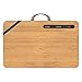 Home Office Lap Desk-wishacc Portable Bamboo Laptop Lap Desk Accessories (Fits up to 17.3″ Laptop)thumb 4
