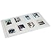 CAIUL 128 Pockets Photo Album Compatible with Fujifilm Instax Mini 12 11 7s 8 8+ 9 25 26 50s 70 90 Film, Polaroid PIC-300 Z2300 Film, Ice Blue