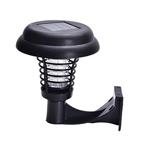 Euone Pest Control, Solar Powered LED Light Pest Bug Zapper Insect Mosquito Killer Lamp Garden Lawn