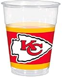 amscan Kansas City Chiefs Plastic Cups - 16