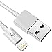 Syncwire Lightning Cable [Apple MFi Certified] - 6 Ft Super-Durable iPhone Charger Cord with 12000 Bend Lifespan for iPhone 11, XS, Max, XR, X, 8 7 6S 6 Plus, Ipad, iPod & More - White primary