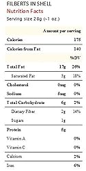 Raw In Shell Filberts/Hazelnuts (2 Lbs.) - Vegan