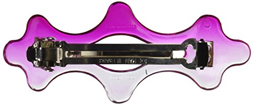 Caravan Side By Side Crystal Goes With Color In This Bi Color Open Crown Barrette