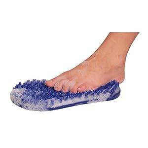 Homecraft Soapy Soles (Eligible for VAT relief in the UK), In Shower Foot Cleaner, Scrub Feet Easily Without Bending, Washing Aid for People with Back Pain or Range of Motion Problems, Scrubber