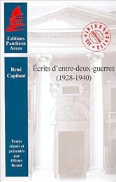Ecrits d'entre-deux-guerres, 1928-1940