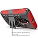 Moto X Case, i-Blason Google Motorola Moto X 2nd Gen Case Prime Series Dual Layer Holster Case with Kickstand and Locking Belt Swivel Clip for Moto X 2nd Generation Case for Moto X 2 (Red)