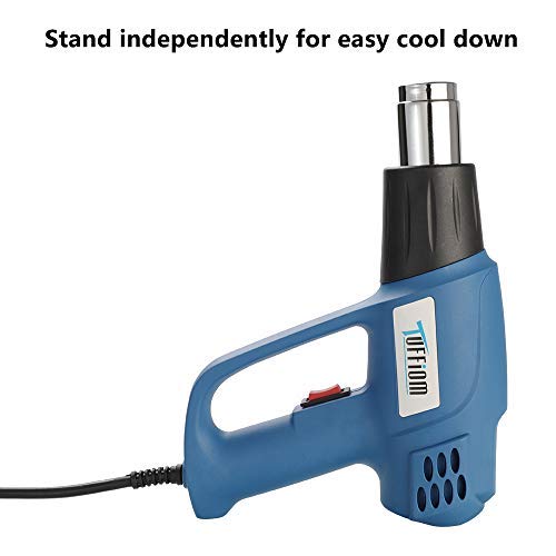 TUFFIOM Upgraded Dual Temperature Electric Hot Air Heat Shrink Gun Kit
