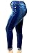 Omega Womens Plus Size Blue Denim Stretch Ankle Jeans Skinny Distressed Pants (22)
