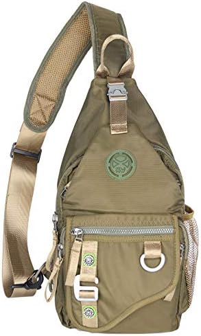 VanlisonSling Bag Chest Shoulder Backpack Crossbody Multipurpose Daypack For Men Women