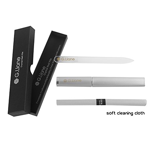 Best Crystal Nail File Set G.Liane Professional Nail File Manicure Pedicure Kit For Natural