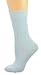 Sierra Socks Women's Outdoor Winter Bamboo Crew Socks W430 4009 (Shoe Size 4-10, Sock Size 9-11, Assorted 2 (Lilac-Blue-White))