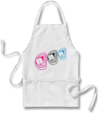 VetiVer Plain Aprons 3 Criard De Chant Ouvert Conception De Bouche Apron Pattern