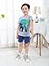 Fiream Baby Boy's Cotton Cute Short Sleeve Clothing Set(Set1,2T)