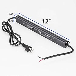 60W Triac Dimmable Driver, 2 Pack 110v AC to 24v DC