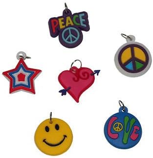 ASAH Groovy Charms for Looming 6pce will Suit All Type of Loombands