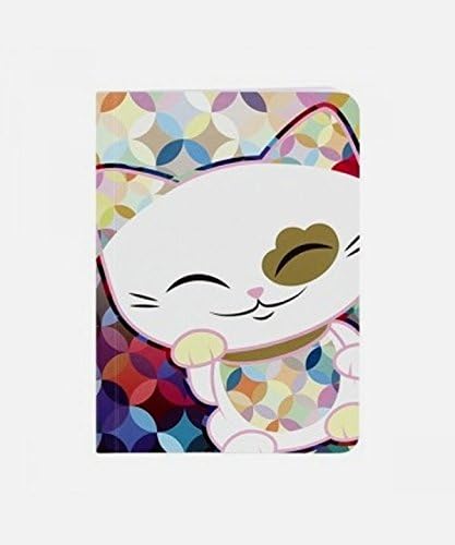 Mani The Lucky Cat Carnet Chat Porte Bonheur Multicolore Amazon Fr Cuisine Maison