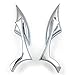 Astra Depot Motorcycle Chrome Spear Blade Mini Side Mirrors for Harley Davidson Sportster Dyna Softail