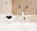 House Ur Home Bathtub Wine Glass Cupholder. Caddy Shower & Relax Bath with Powerful Strong Suction Cups, (1) Clear Acrylic