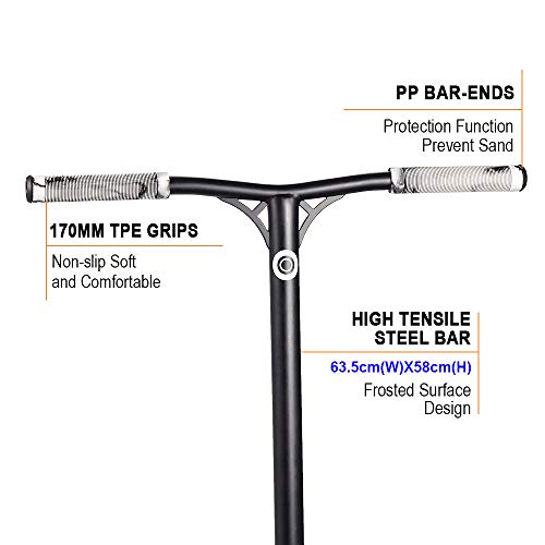 Albott-Pro-Scooter-Stunt-Scooter-Freestyle-Tretroller-Stunt-Roller-mit-ABEC9-Lager-und-110mm-ALU-Kern-Rollen-Professional-Stuntscooter-Alu-HIC-Kompression-ab-8-Jahre