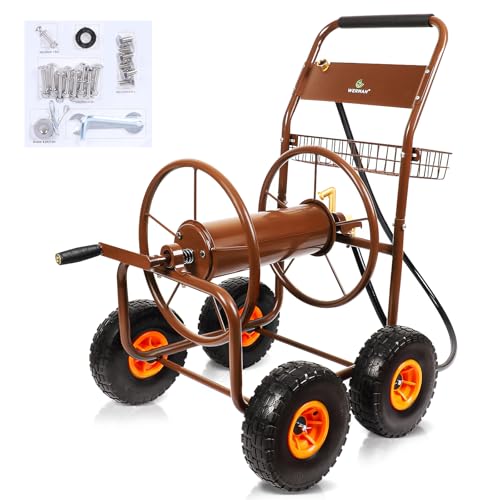 WERMAH Upgrade Hose Reel Cart