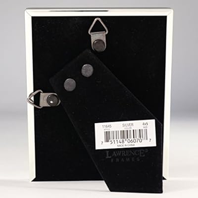 Lawrence Frames Polished Silver Plate 4x5 Picture Frame Bead Border Design Amazon Com Au Home