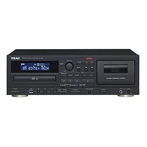 Teac AD-850(B) CD en cassettespeler (tapdek, cd-muziekspeler, met opnamefunctie voor USB-geheugen, karaoke-functie…