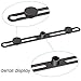 Neewer Adjustable Microphone Bar Zinc Alloy Construction with 5/8-inch Screws for Holding 2 Mics or Boom Arms, Shock Mounts in Vocal Recording Broadcasting and Press Conference