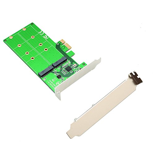 2 Port M.2 SSD to PCI-e x1 adapter B or B+M key (SI-PEX40115)