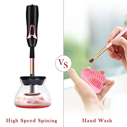 image for Pro Makeup Brush Cleaner, DOTSOG Electric Automatic Cosmetic Brushes C
