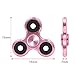 Fidget Spinner Toy Aluminium Alloy EDC Hand Spinner for Autism and ADHD Rotation Long Time Stress Relief Toys by NuoYaRen 102,pink