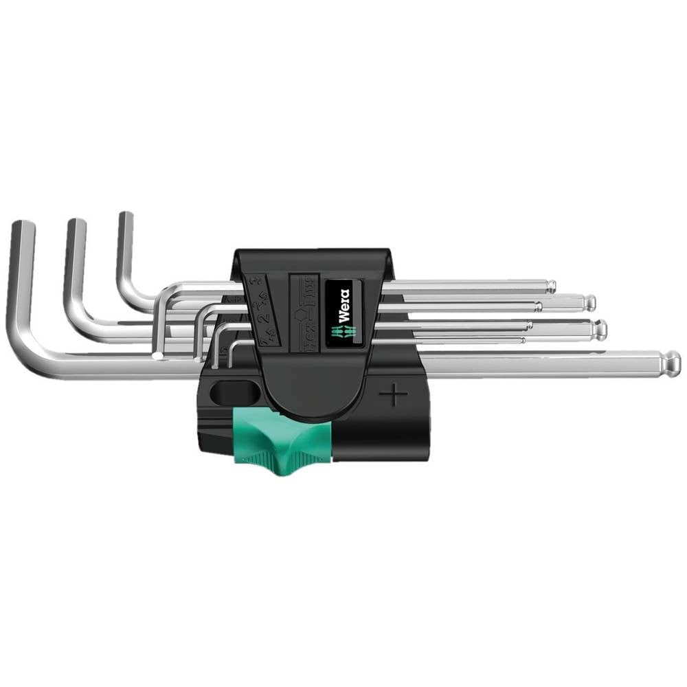Wera 950 PKL/7 SM N Winkelschlüsselsatz, metrisch, gestellverchromt, 7-teilig, 05022181001