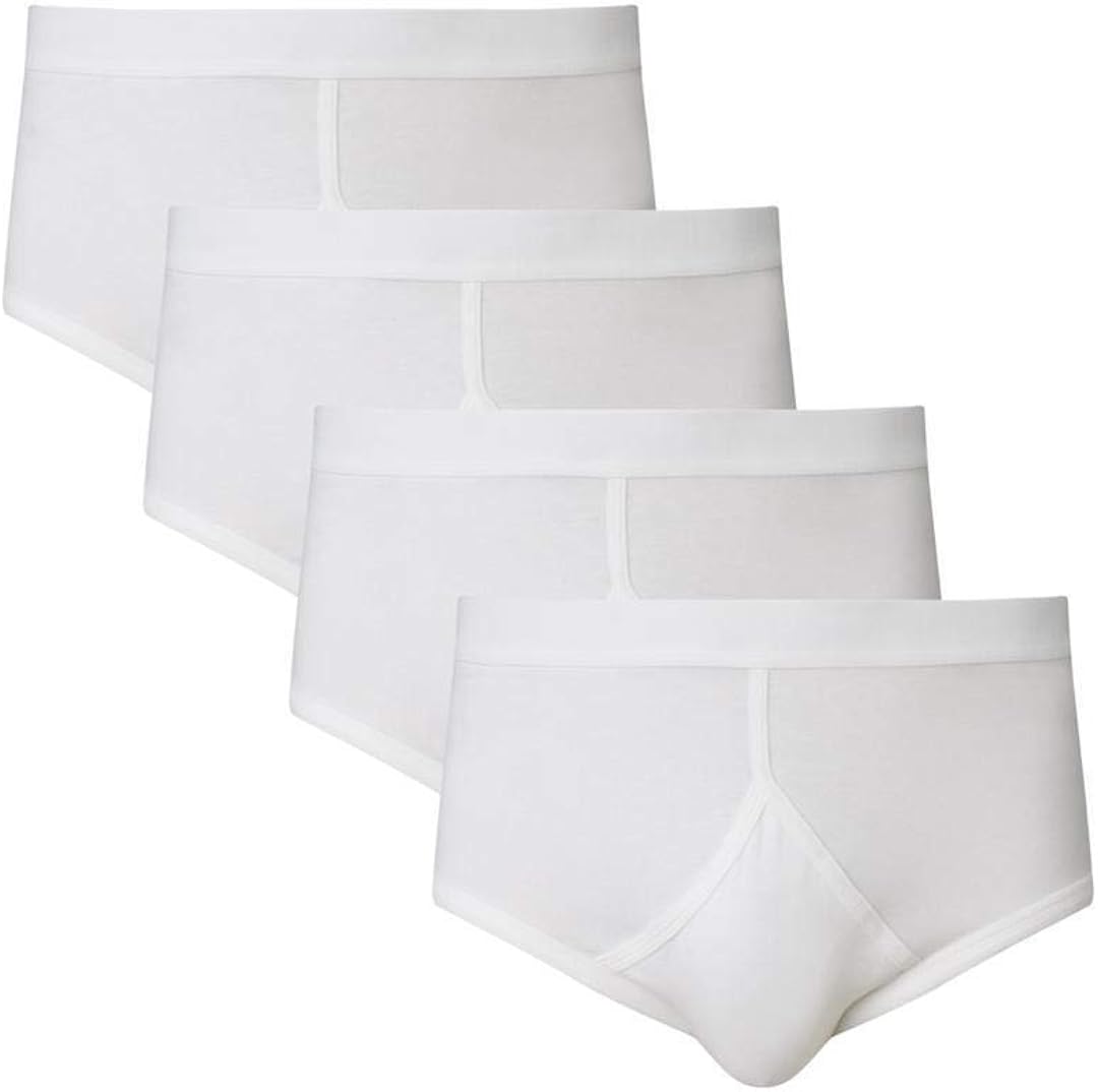 Markhore Boys Kids Cotton 6 Briefs White, Underwear Pants Briefs Kids