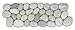 Bali Cloud Pebble Tile Border 1 piece (Mesh Mounted)