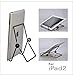 niceEshop(TM) Large Universal Adjustable Portable Foldable Metal Holder Stand for Tablet PC ,Black