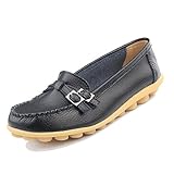 Hunleathy Women's Casual Slip-on Loafers Flats Shoes