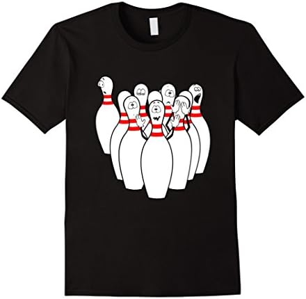 Mens Bowling funny Shirts- funny shirt for bowling Small Black