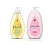 Johnson's Head-To-Toe Gentle Baby Wash (800mL) & Johnson's Baby Lotion 27.1 fl. oz (800mL), Paraben, Sulfate, Dye, and Phthalate Free, Dual Pack