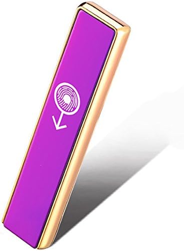 USB Lighter, HopingFire Most Popular Heating Coil Electronic Rechargeable Lighter, Favorite High Quality Windproof Flamess Mini Portable Lighter (Pink)