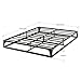 Mellow 9 Inch Metal Platform Bed Frame with Heavy Duty Steel Slat Mattress Foundation (No Box Spring Needed), Full, Black