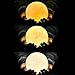 Magicfly Moon Lamp 5.9 Inch 3D Printing Moon Light, Dimmable with Tap Control, Rechargeable Lunar Light Home Decorative Night Light for Valentine's Day