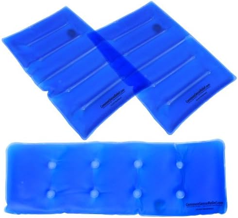 Common Sense Relief - Instant Reusable Heat Pack for Knees - 2 pack + Instant Reusable Heat Pack for Back Pain