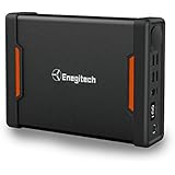 Enegitech Portable Generator 230Wh/62400mAh Battery Pack Power Source by Solar Panel/Wall Outlet/Car with DC 12V, Type C USB Ports, 100W Max, Solar Panel Car Charger Not Included in Package