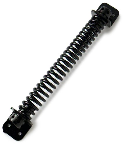 Bulk Hardware ™ BH00057 Bulk Hardware Adjustable Steel Gate Spring, 200mm (8 inch) - Black