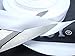 White Satin Ribbon. High End Double Face Spool. 1 Inch 50 Yards Roll by Drency Ribbons
