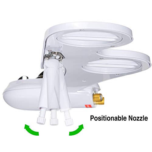 Zen Bidet Z500 Hot and Cold Water Brass Components Dual Nozzle Toilet