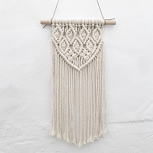 Macrame Kits for Adults Beginners 3mm x 220yards Natural Cotton Macrame, Home Decor with 200 Meters Macrame, Minimalist Boho Decor Unique Gift for Her