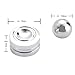 GEMWON Magnetic Orbit High Speed with Ball Reduces Stress ADHD Helps Focus Anxiety Relief Anti Depression Toys for Kids, Adults(Silver)