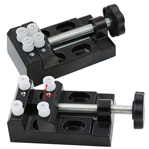 Drill Press - Diy Hand Tools 1pc Black Jaw Bench Clamp Mini Drill Press Vice Micro Clip Flat Vise 105 X 55 X 35mm