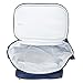 Class Collections 11 Piece Two Person Wine and Cheese Insulated Picnic Cooler Bag Set, Navy Blue