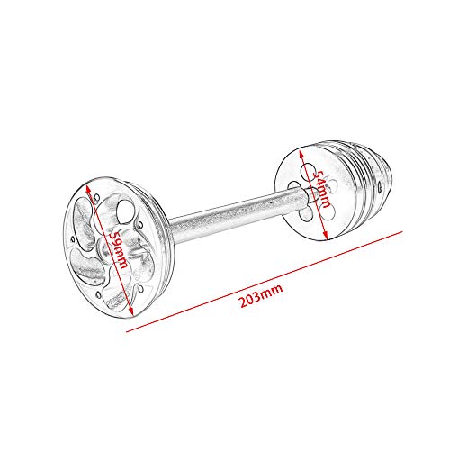 Motorcycle Rear Refit Wheel Fork Axle Crash Sliders Cap Pad for BMW R1250GS ADV R NineT Urban G/S Pure Racer Scrambler R 1200 RT/R/RS LC 2014 2015 2016 2017 2018 (Black)